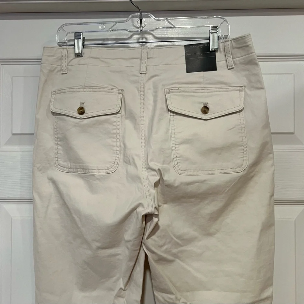 Banana Republic Authentic Chino Girlfriend Pant Cream IT#BR10 - Picture 8 of 15
